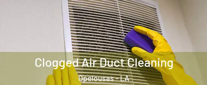 Clogged Air Duct Cleaning Opelousas - LA