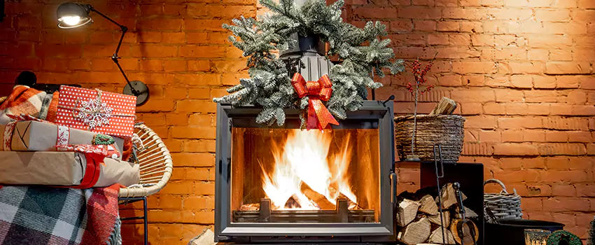 Travis Industries Linear Gas Fireplace Installation in Opelousas, Louisiana