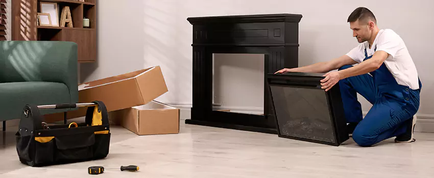 Old Rusted Metal Fireplace Repair And Replacement in Opelousas, LA